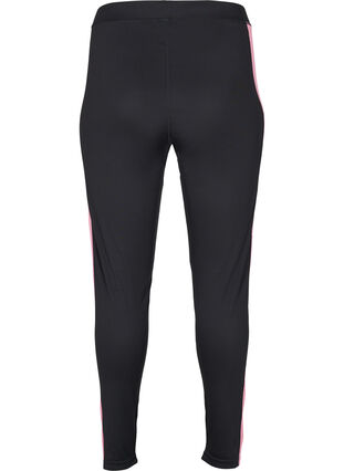 Skiunterhosen mit Kontraststreifen, Black w. Sea Pink, Packshot image number 1