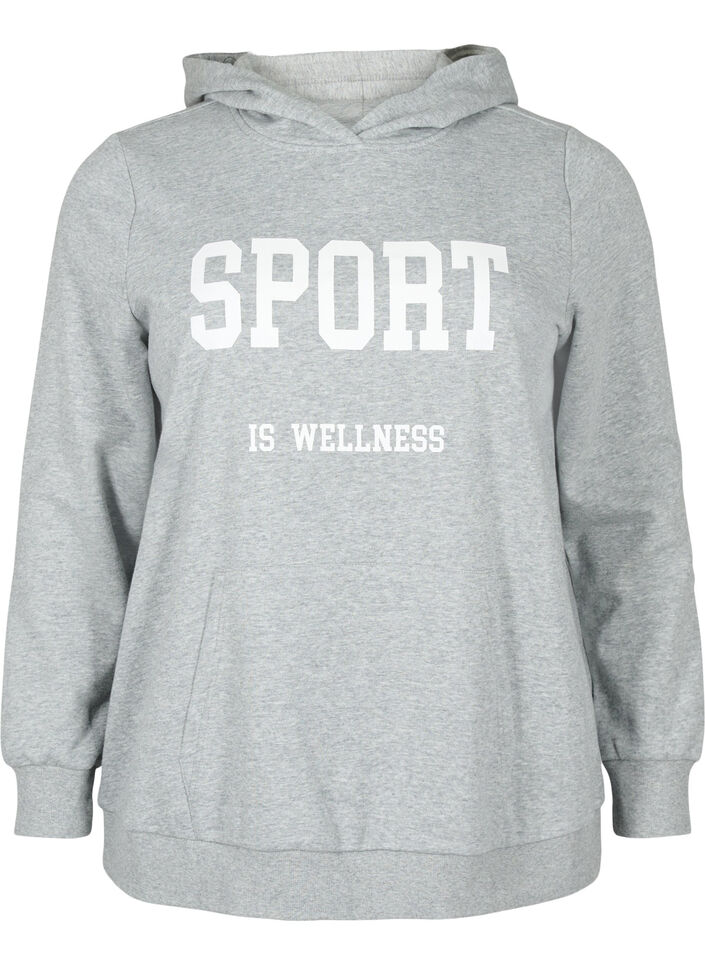 Sweat-Hoodie, Light Grey Melange, Packshot image number 0