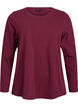 Basic Bluse aus Jersey mit langen &Auml;rmeln, Dunkles Bordeaux, Packshot image number 0