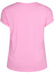 Kurz&auml;rmeliges T-Shirt aus einer Baumwollmischung, Pink, Packshot image number 1