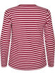 Gestreifte Bluse mit langen &Auml;rmeln, Rot, Packshot image number 1
