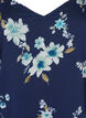 Partykleid aus Chiffon mit langen &Auml;rmeln, Blau, Packshot image number 2