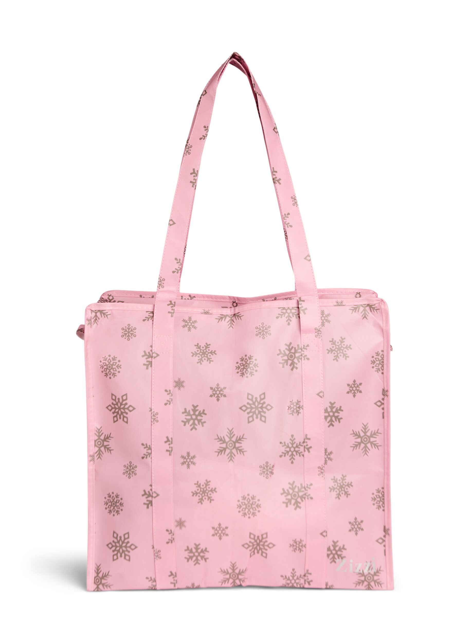 Zizzi Einkaufstasche mit Rei&szlig;verschluss, Rot, Packshot image number 1