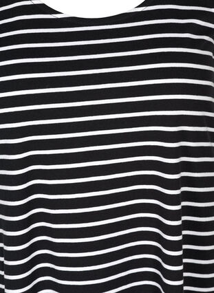 Kleid, Black W. white stripe, Packshot image number 2