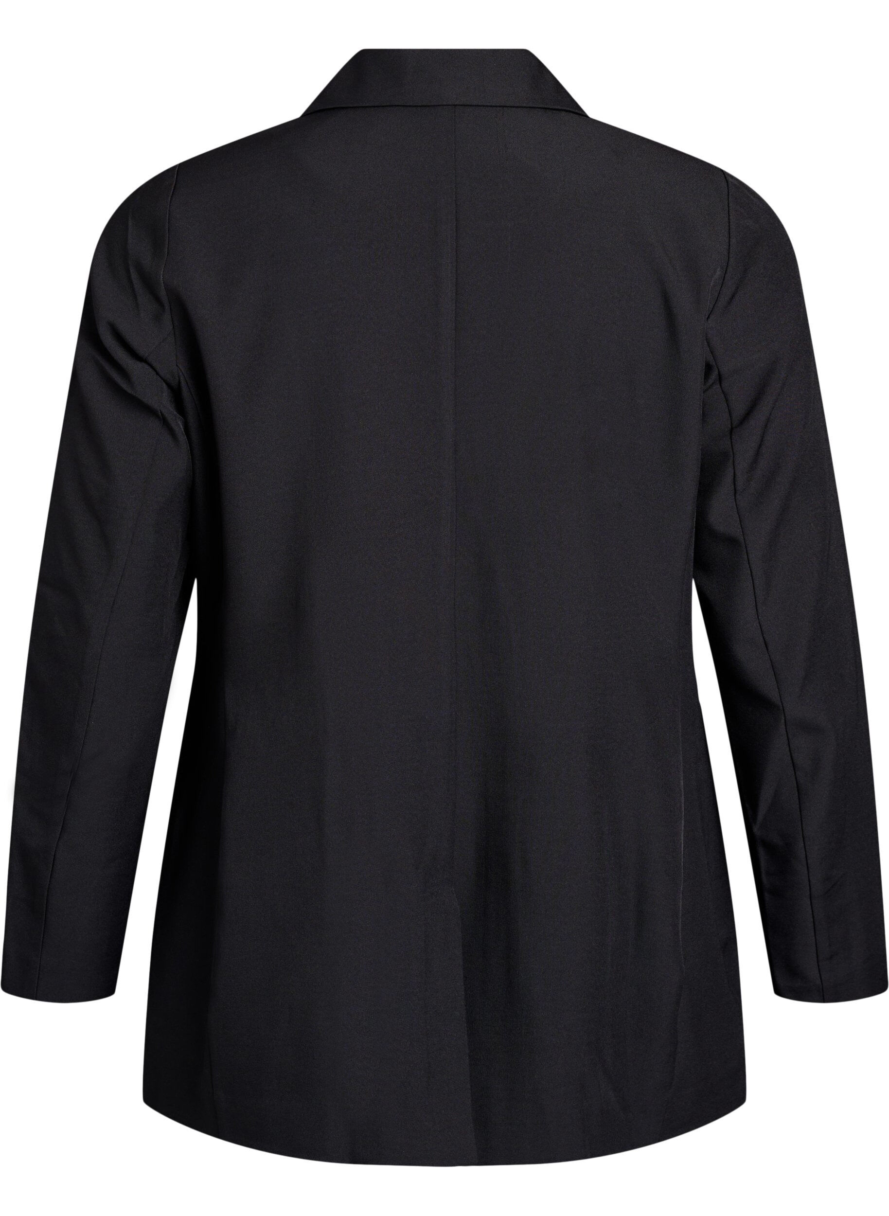 ZizziBlazer mit Taschen und Schlitzen, Schwarz, Packshot image number 1