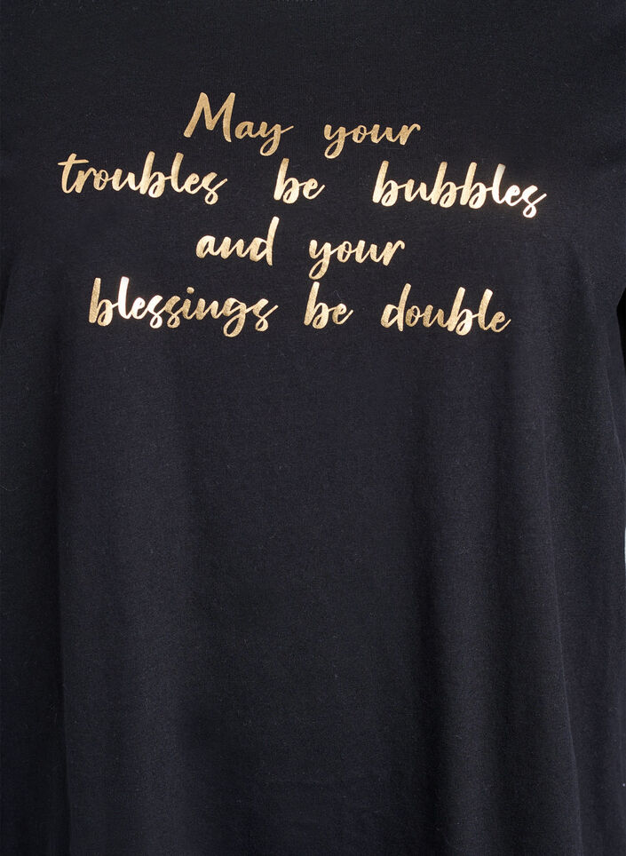 FLASH - T-Shirt mit Print, Schwarz, Packshot image number 2