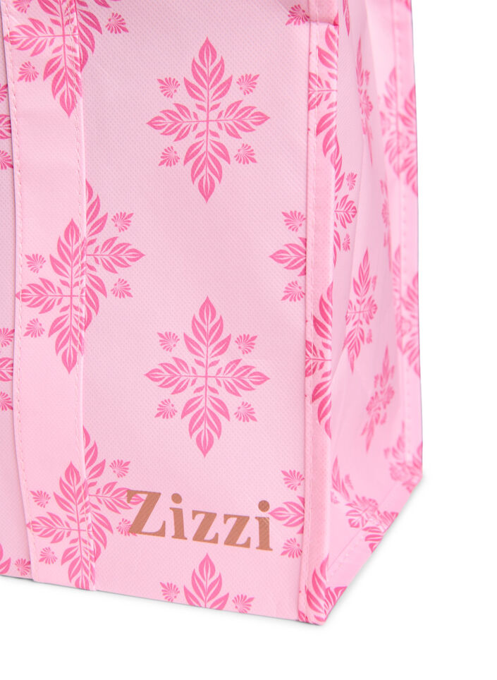 Einkaufstasche mit Rei&szlig;verschluss, Pink, Packshot image number 2