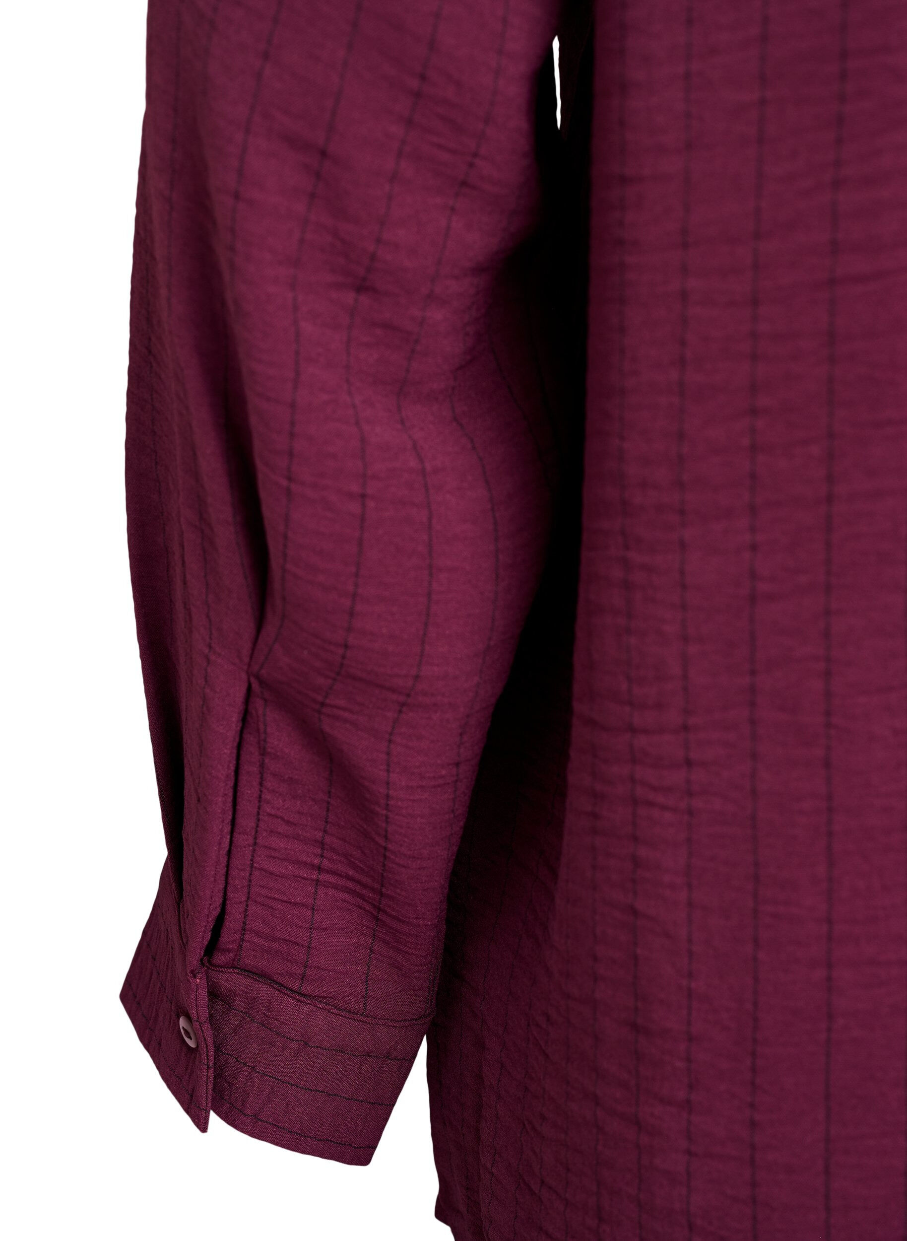 ZizziNadelstreifenbluse , Rot, Packshot image number 3