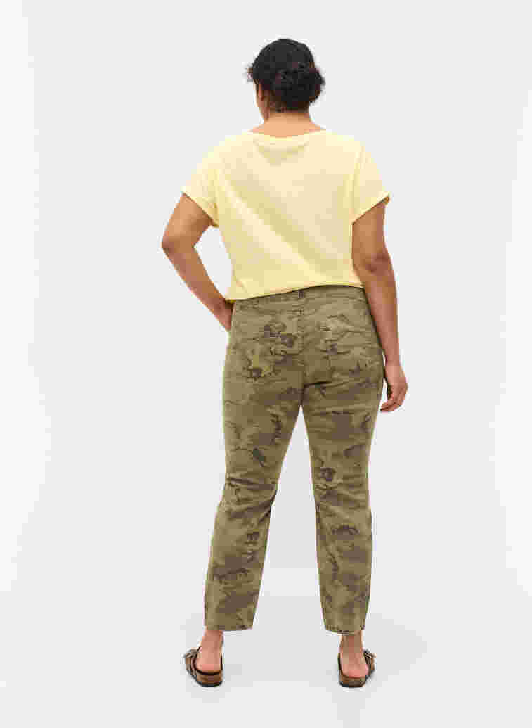Enganliegende Hose mit Camouflageprint, Camouflage, Model image number 0