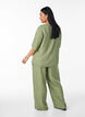 Lockere Hose mit elastischem Bund und Taschen, Gr&uuml;n, Model image number 1