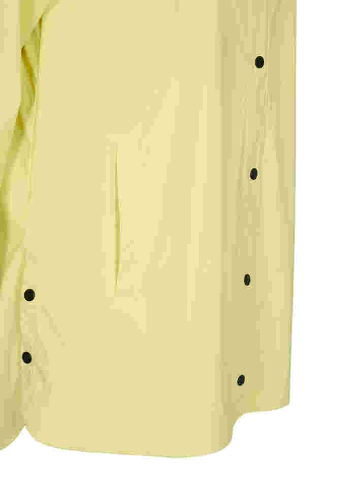 Regenjacke mit Kapuze und Taschen, Pale Banana, Packshot image number 3