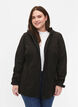 Kurze Softshell-Jacke mit Taschen, Black, Model image number 0