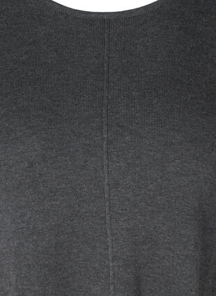 Strickpullover mit A-Passform, Dark Grey Melange, Packshot image number 2
