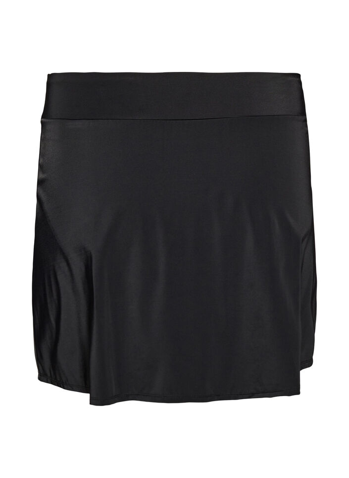 Bikinihose mit Slip und Wickeloptik, Schwarz, Packshot image number 1