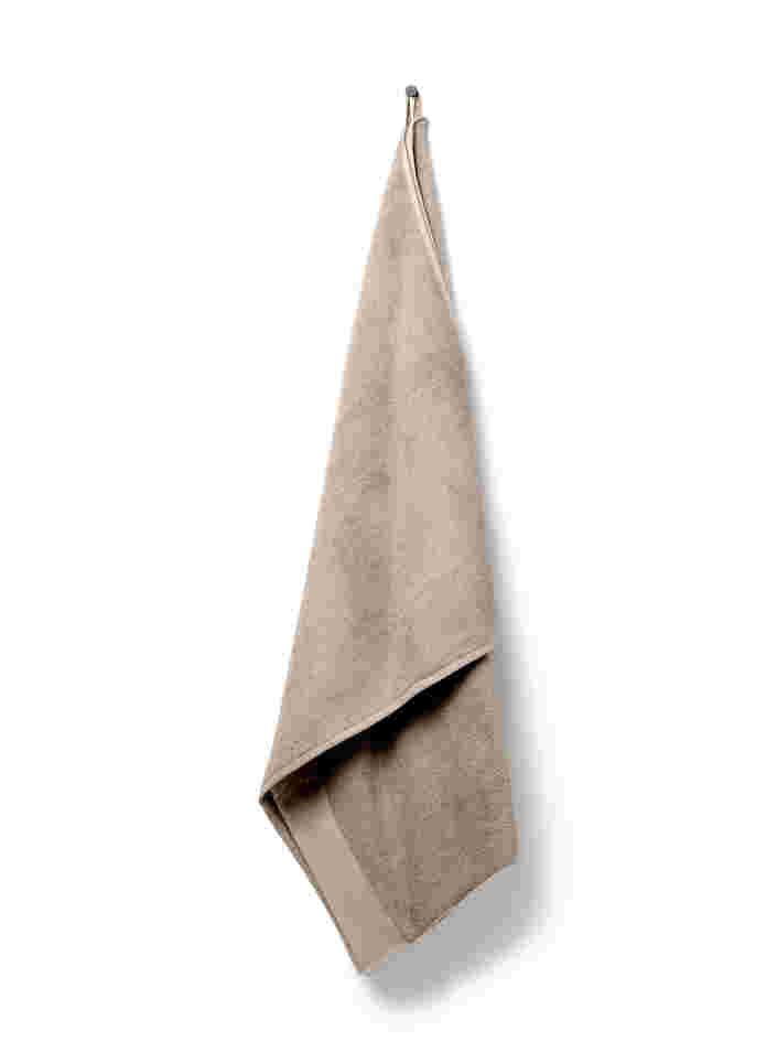 Handtuch aus Baumwoll-Frottee, Aluminum, Packshot image number 0