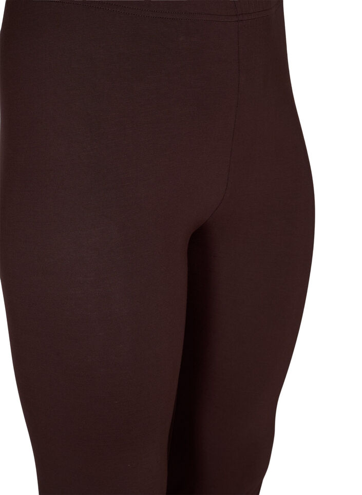 Basic-Leggings aus Viskose, Braun, Packshot image number 2