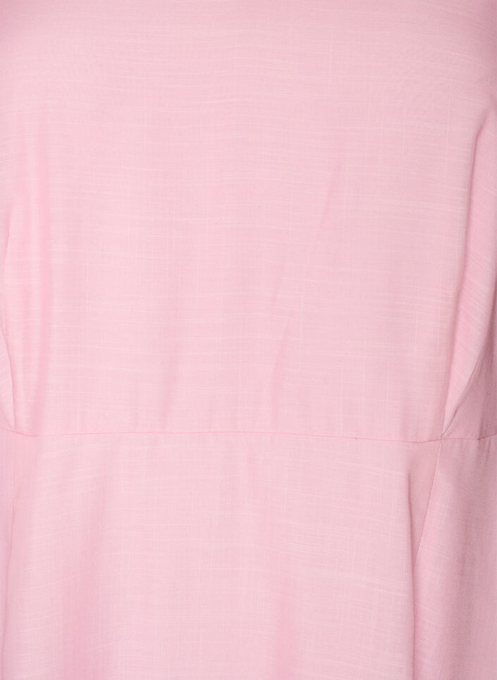 Gebl&uuml;mtes Midikleid mit Empire-Taille, Pink, Packshot