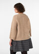 Strickjacke aus Wollmischung mit 3/4-&Auml;rmeln, Beige, Model image number 2