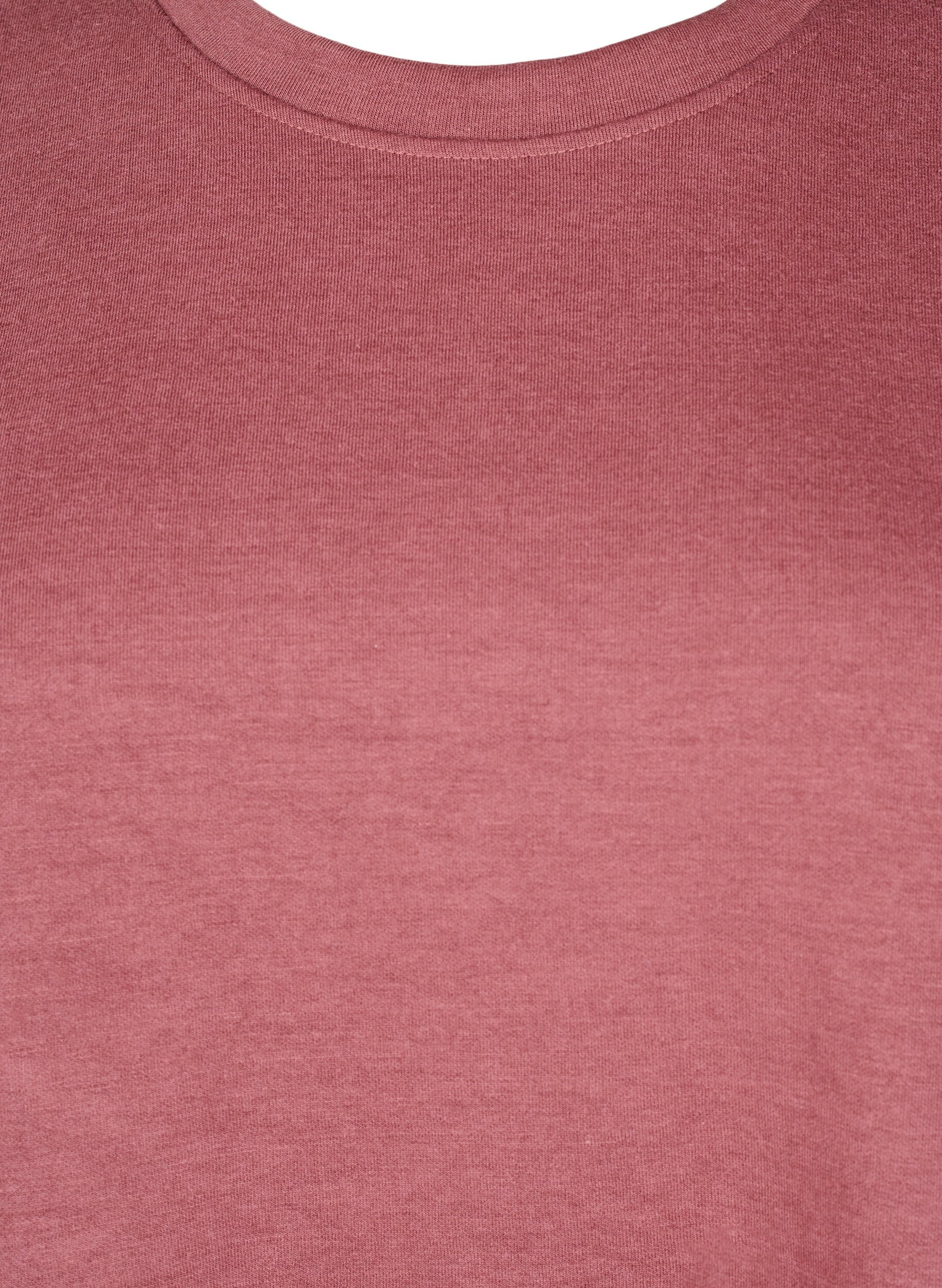 Zizzi FLASH - Sweatshirt mit Rundhalsausschnitt, Braun, Packshot image number 2