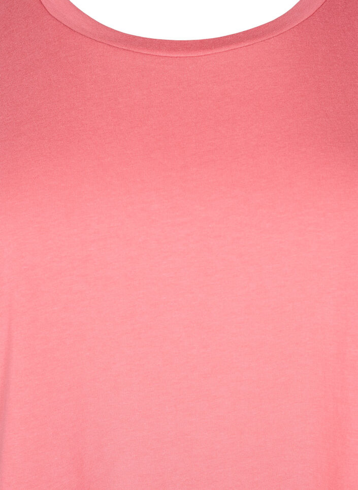 T-Shirt aus Baumwollmischung mit kurzen &Auml;rmeln, Rot, Packshot image number 2
