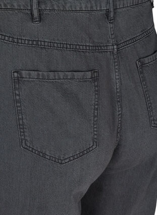Slouchy Fit Jeans mit hoher Taille, Black washed down, Packshot image number 3