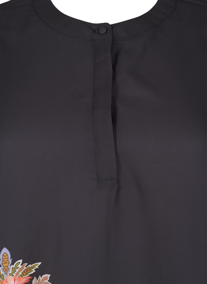 Bluse mit Paisley-Druck, Black Paisley, Packshot image number 2