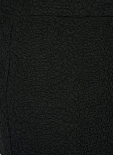 Kurzer Rock mit Textur, Black, Packshot image number 2