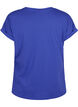 Kurz&auml;rmeliges T-Shirt aus einer Baumwollmischung, Blau, Packshot image number 1