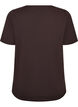 T-Shirt mit Print, Braun, Packshot image number 1