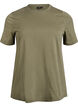 Basic-T-Shirt aus Baumwolle mit Rundhalsausschnitt, Gr&uuml;n, Packshot image number 0