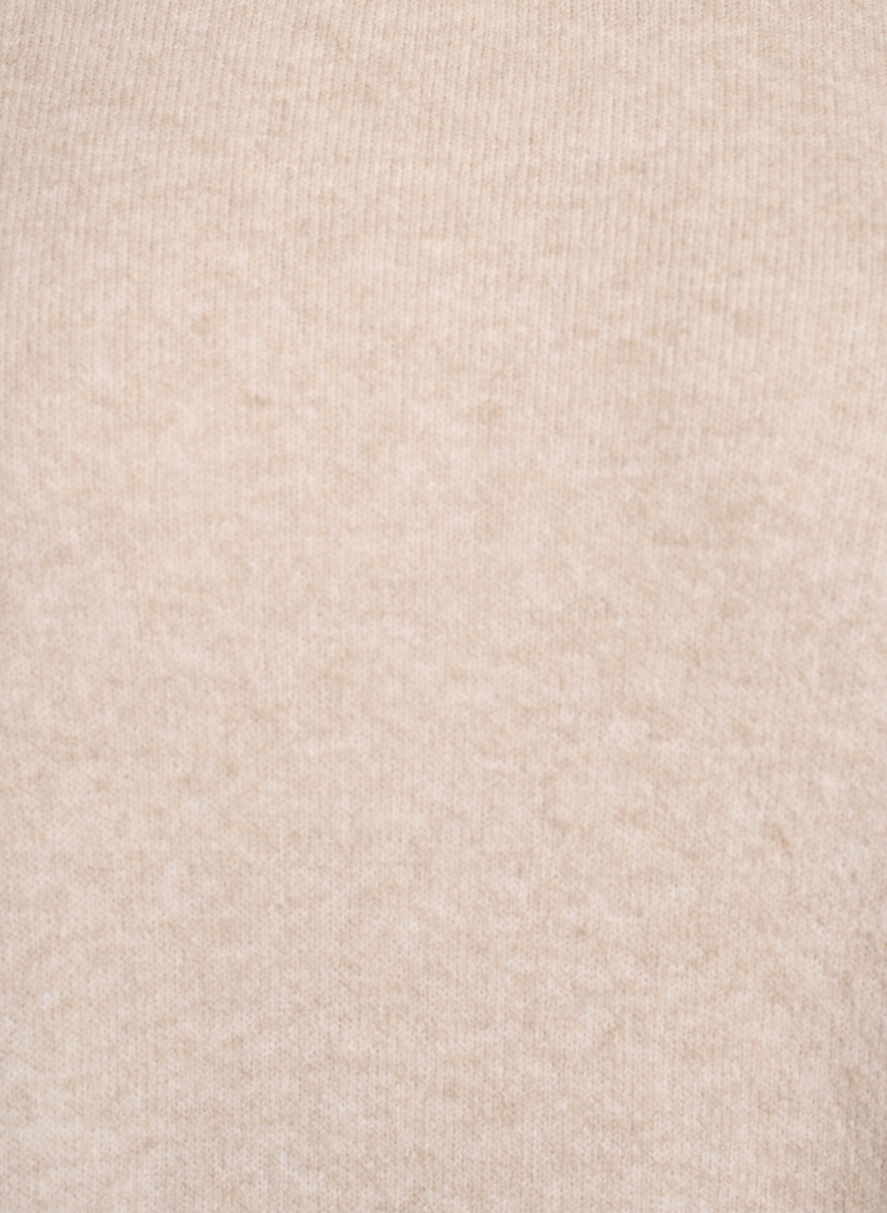 Zizzi Kurzes &auml;rmelloses Strickkleid, Beige, Packshot image number 2