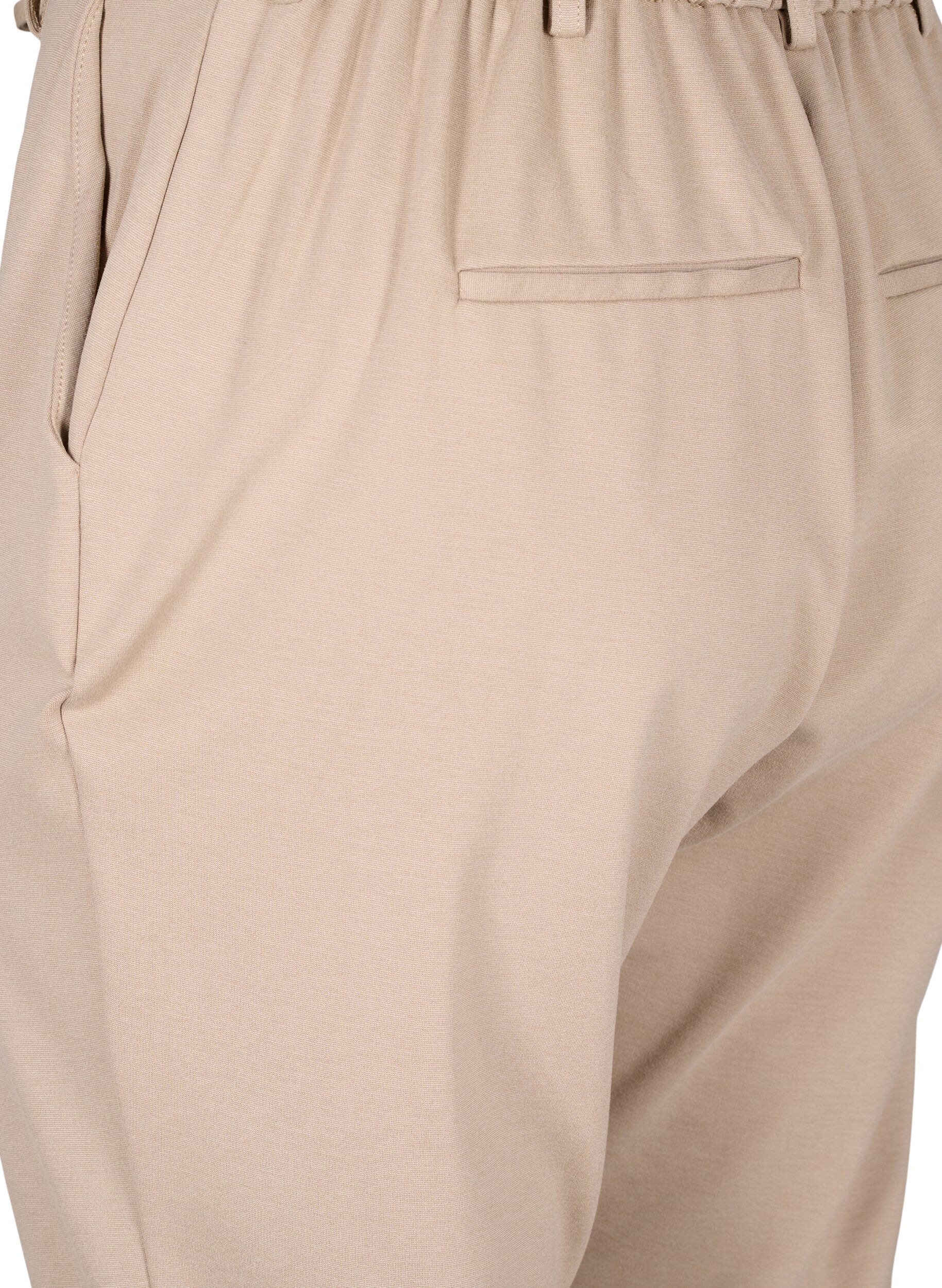 ZizziCropped Maddison-Hose, Beige, Packshot image number 3