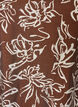 Kurzes A-Linien-Kleid mit V-Ausschnitt, Braun, Packshot image number 2