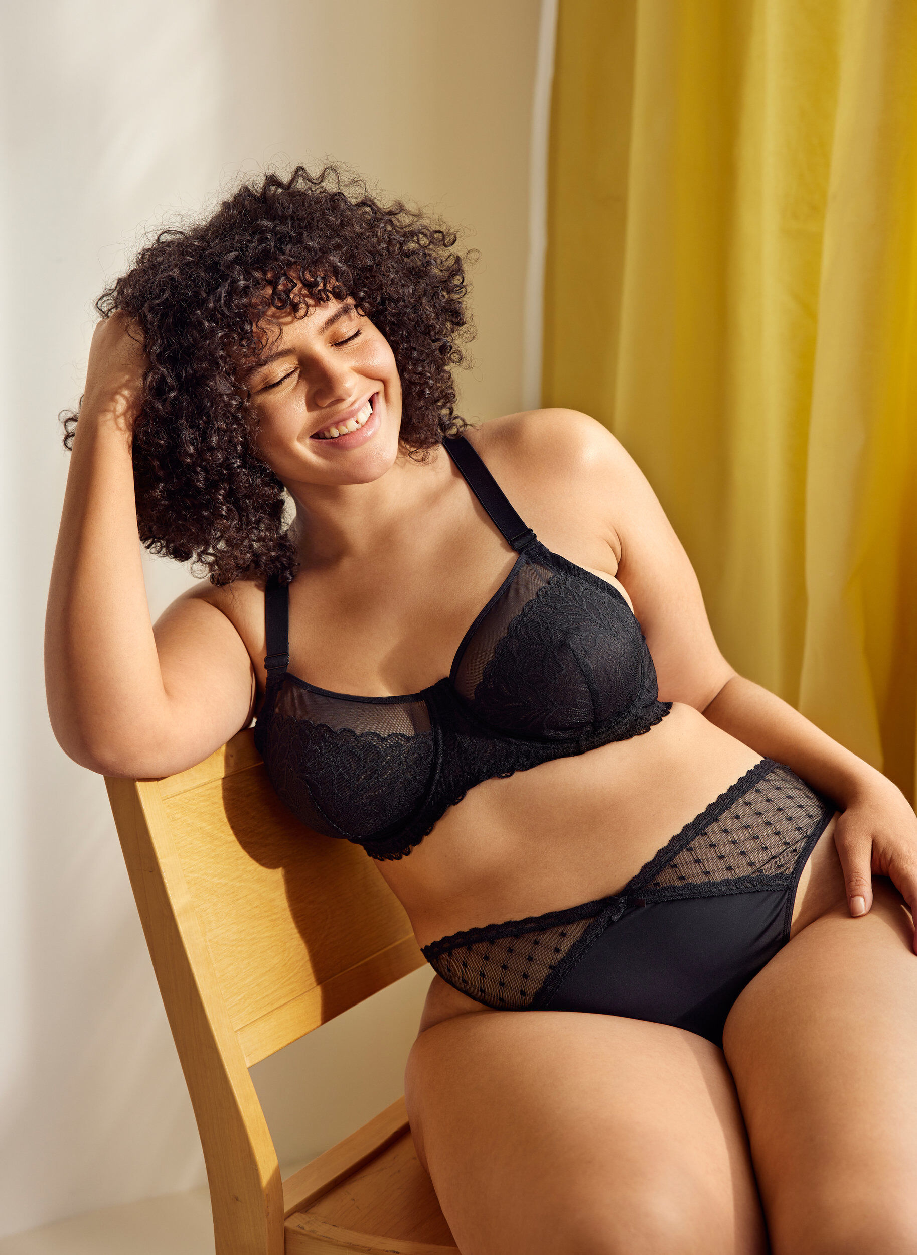 Zizzi 2er Pack G-String mit Mesh, Black, Image image number 0