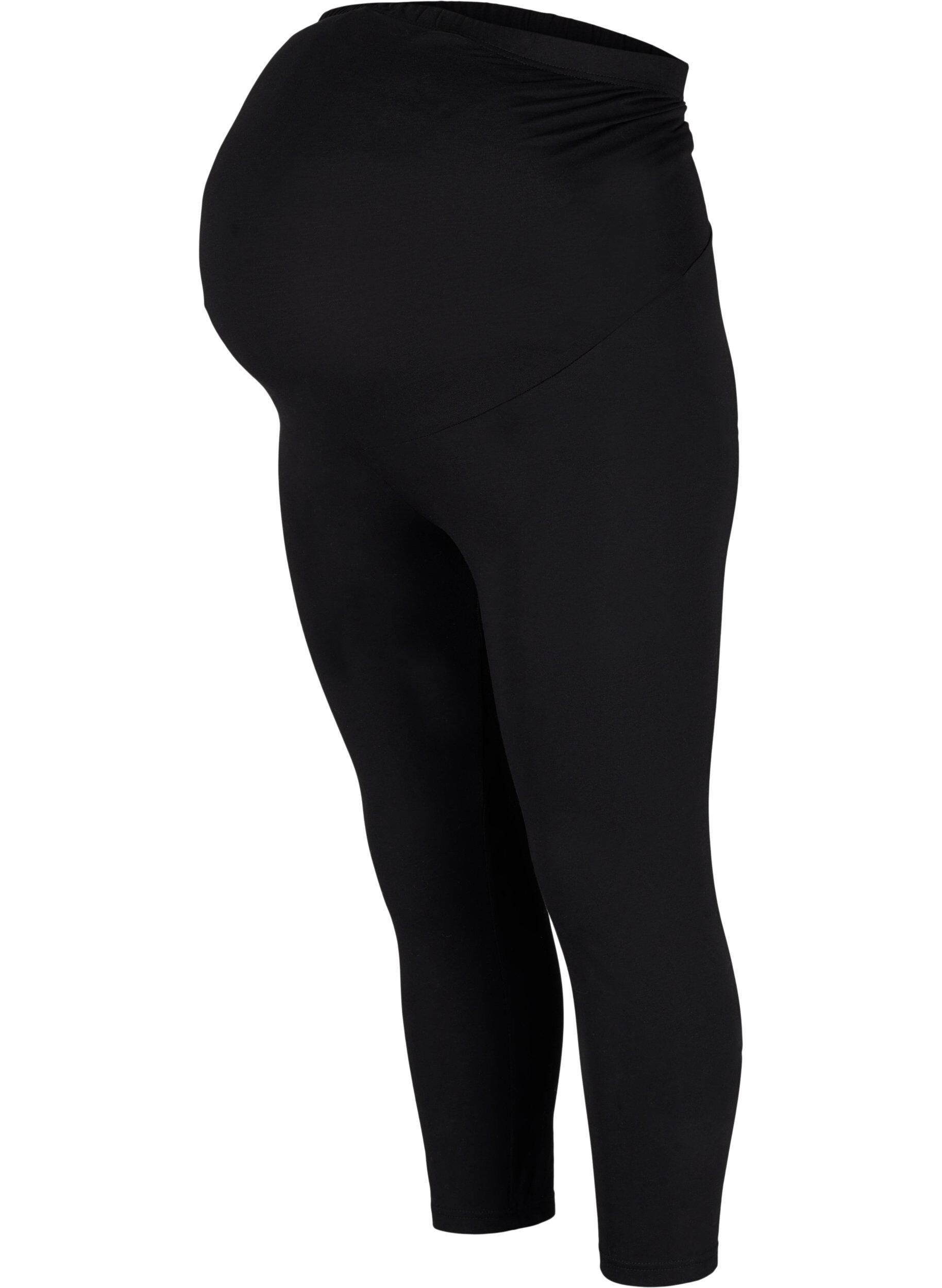 Zizzi Schwangerschaftsleggings mit 3/4 L&auml;nge, Black, Packshot image number 0