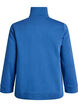 Sweatshirt mit hohem Kragen und Reißverschluss, Blau, Packshot image number 1