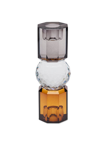 Kerzenleuchter aus Kristallglas, Brown/Smoke Comb, Packshot image number 0