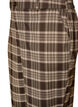 Karierte Hose mit weitem Bein, Braun, Packshot image number 2