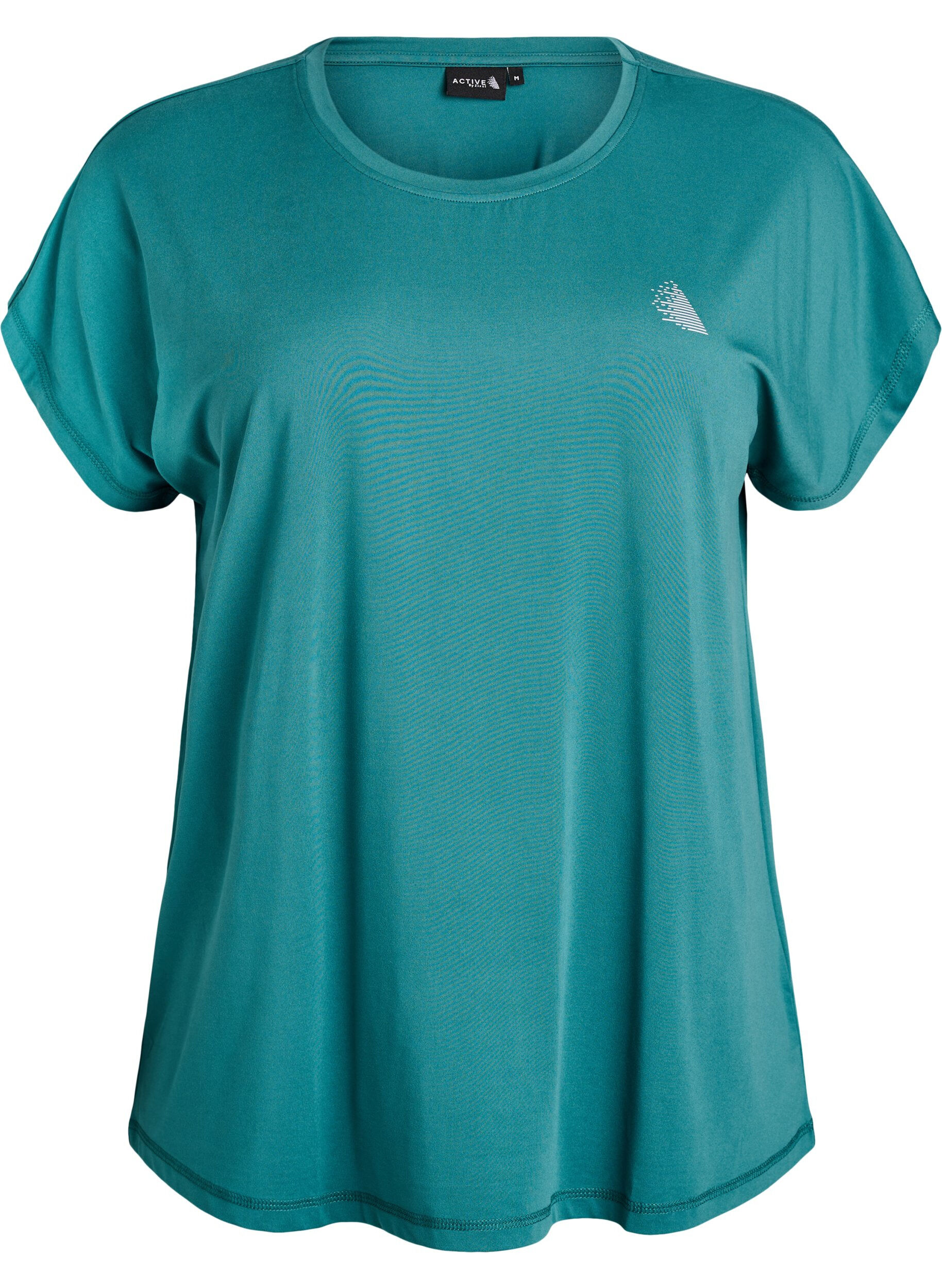 Einfarbiges Trainings-T-Shirt