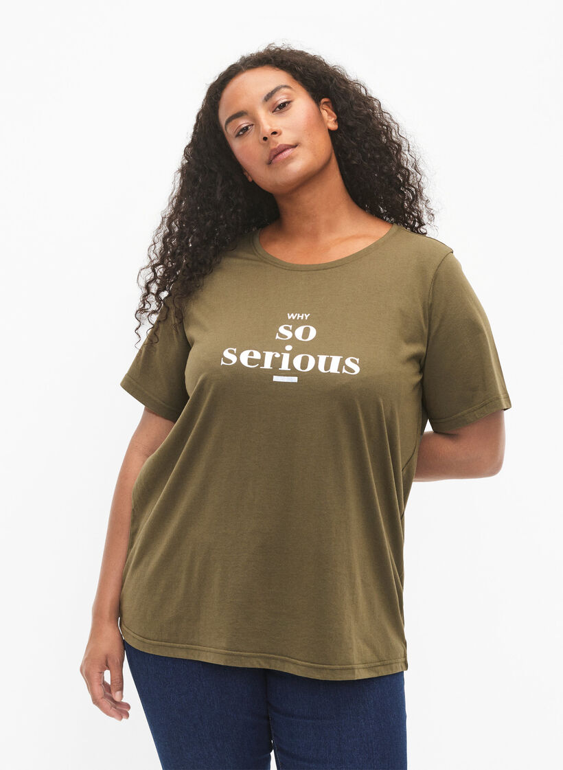 FLASH - T-Shirt mit Motiv, Ivy Green, Model image number 0