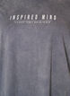 Lockeres T-Shirt-Kleid mit Washed-Optik, Grau, Packshot image number 2