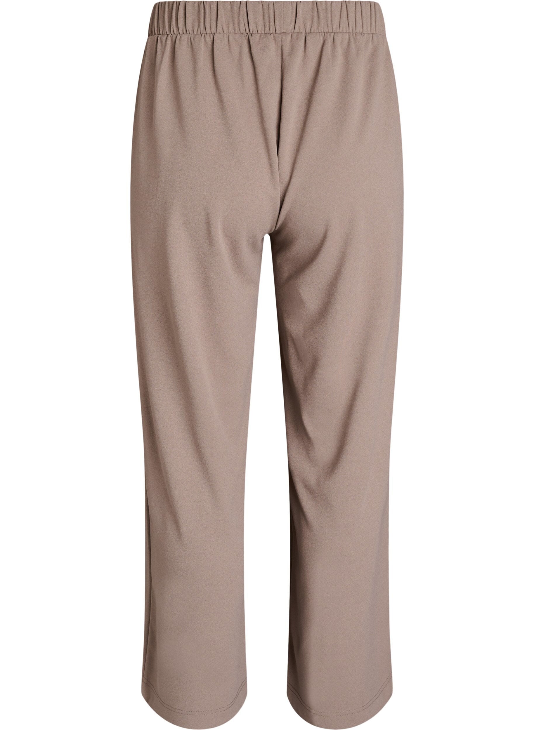 ZizziHose mit weitem Bein, Beige, Packshot image number 1