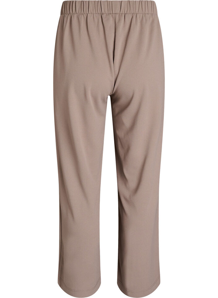 Hose mit weitem Bein, Beige, Packshot image number 1