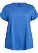 Kurz&auml;rmliges T-Shirt aus einer Baumwollmischung, Blau, Packshot image number 0