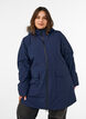 Wasserdichter Parka mit Kapuze, Blau, Model image number 0