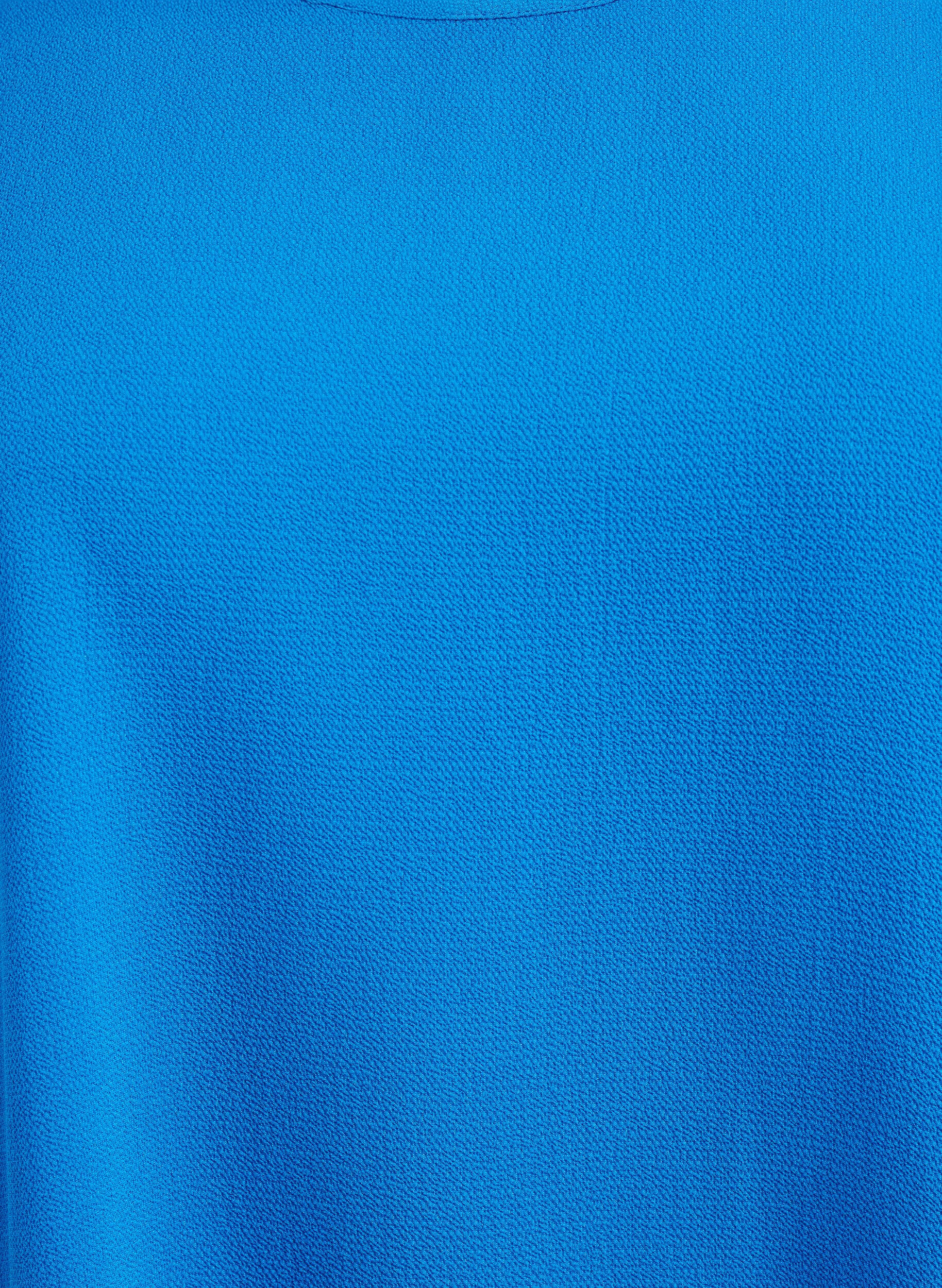 ZizziBluse mit kurzen &Auml;rmeln und einem Rundhalsausschnitt, Blau, Packshot image number 2