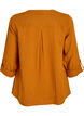 Bluse aus Baumwollmusselin mit Lochstickerei, Orange, Packshot image number 1