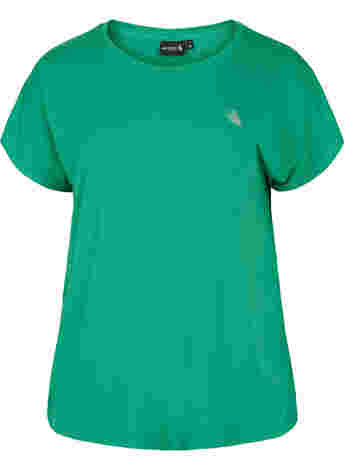 Einfarbiges Trainings-T-Shirt