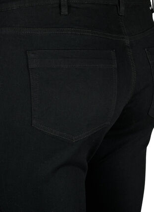 Slim Fit Emily Jeans mit normaler Taille., Black, Packshot image number 3