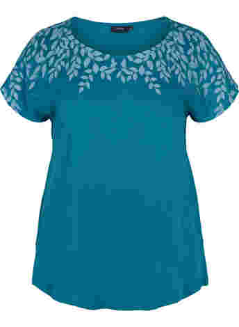 T-Shirt aus Baumwolle mit Printdetails